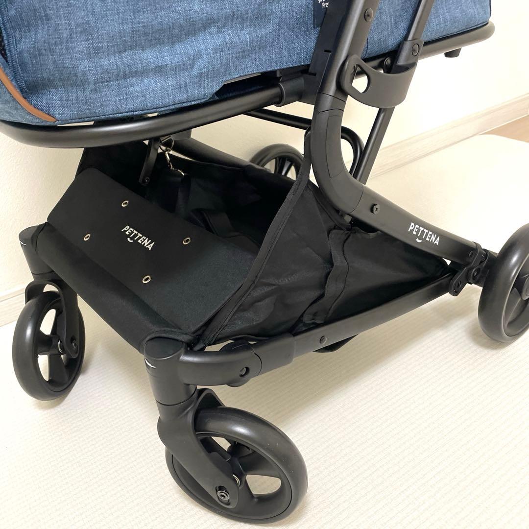 PETTENA MILOU ワンタッチで全部折りたためる分離型ペットカート