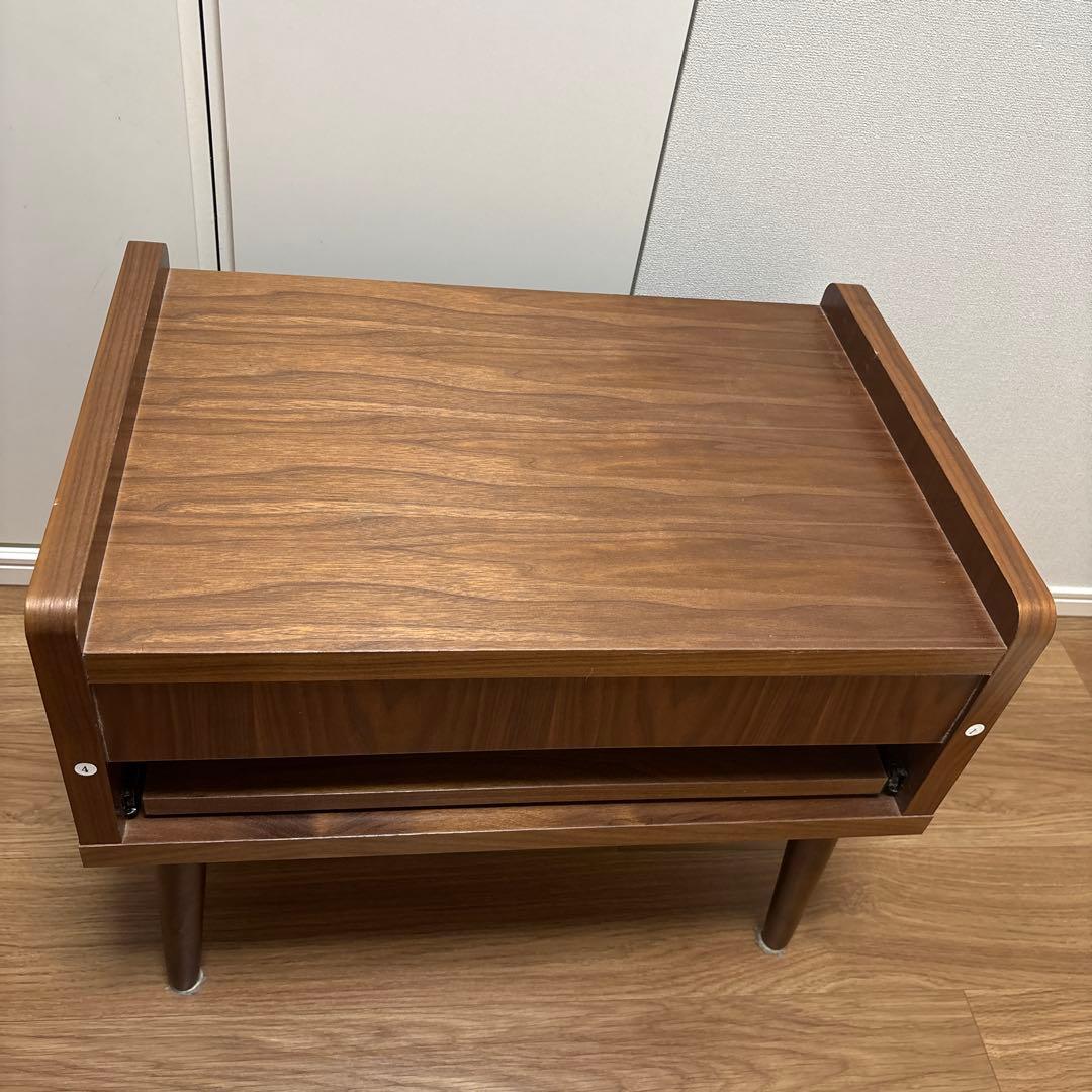 ノーチェ　NOCE 木製ブラウン ローテーブル/TVスタンド