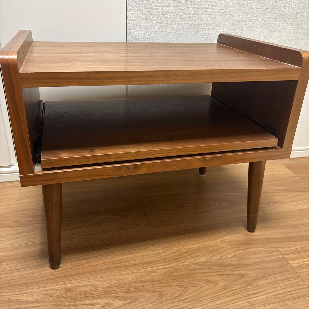 ノーチェ　NOCE 木製ブラウン ローテーブル/TVスタンド