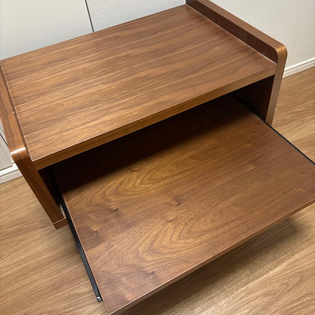 ノーチェ　NOCE 木製ブラウン ローテーブル/TVスタンド