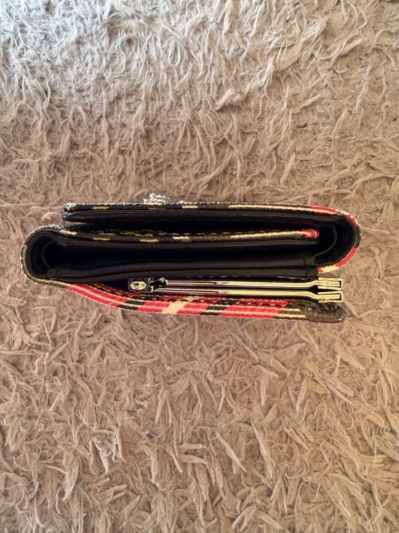 ヴィヴィアン　タータンチェック 二つ折り財布