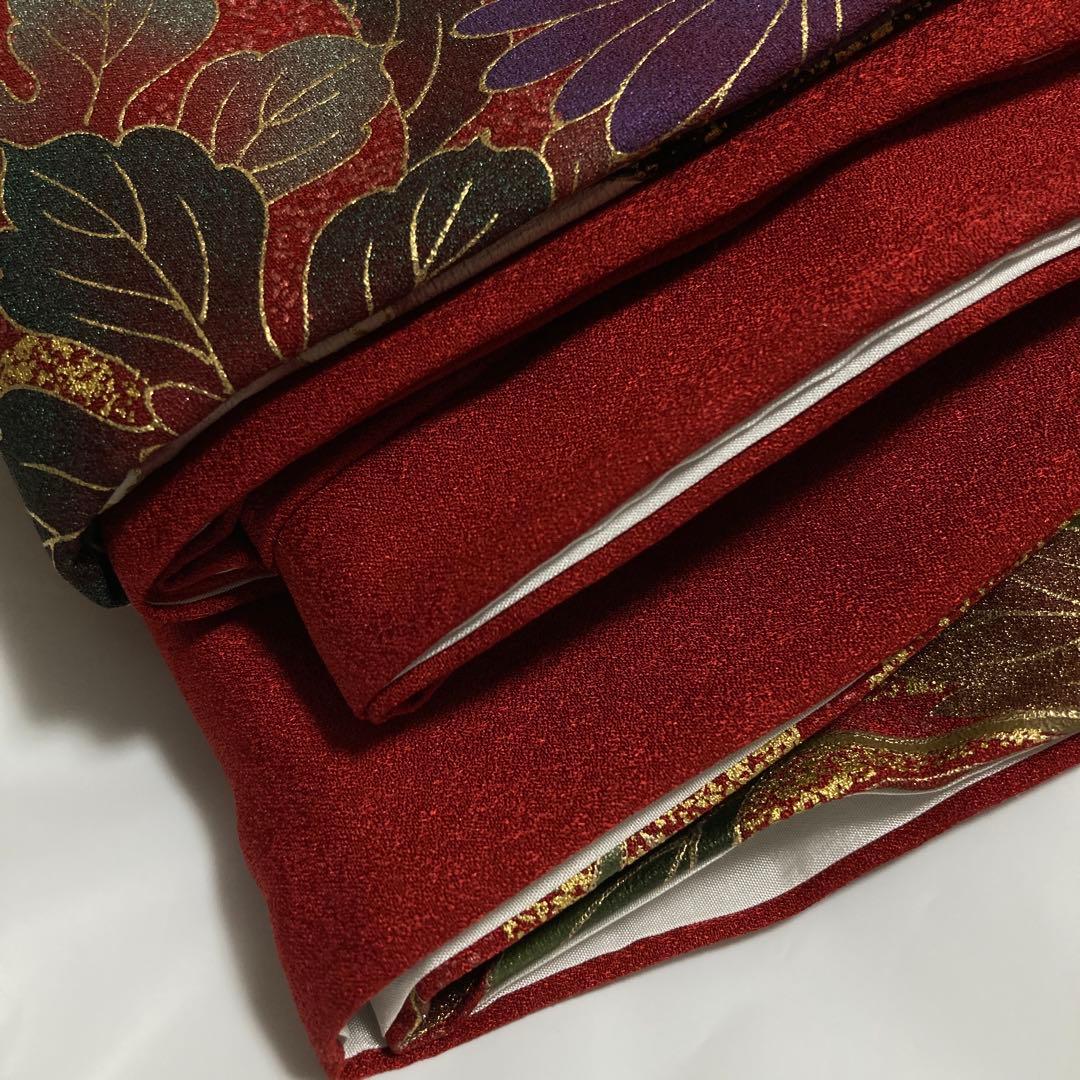 KP1787 振袖 身丈163cm 正絹 着物 成人式