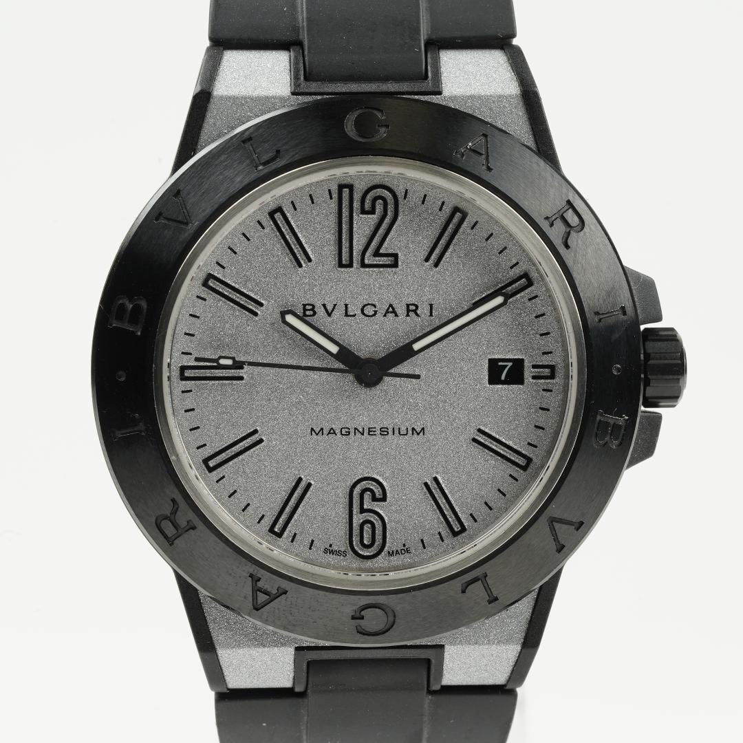 【良品】ブルガリ ディアゴノ マグネシウム DG41SMC 自動巻き メンズ
