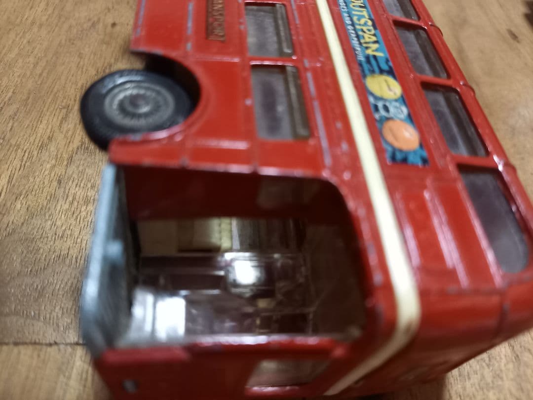 ミニカー　ロンドンバス　　二階建てバス　昭和レトロ