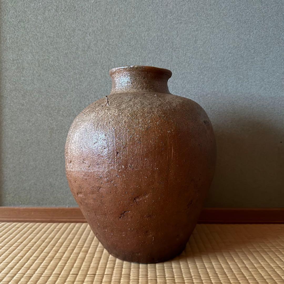 古丹波 壺 室町時代 自然釉 窯印 古備前 古信楽 古常滑 古越前 古美術 骨董