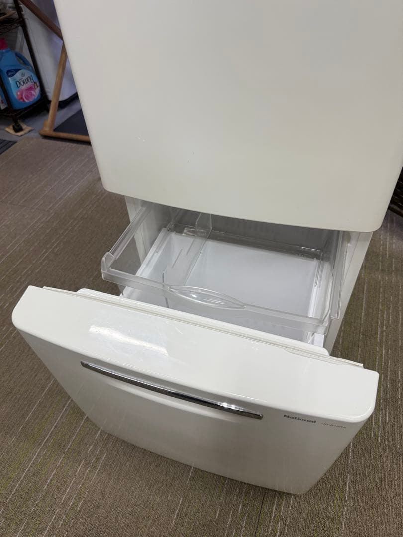 【洗浄消毒作業済】レトロ家電　National 冷凍冷蔵庫　NR-B16RA-W