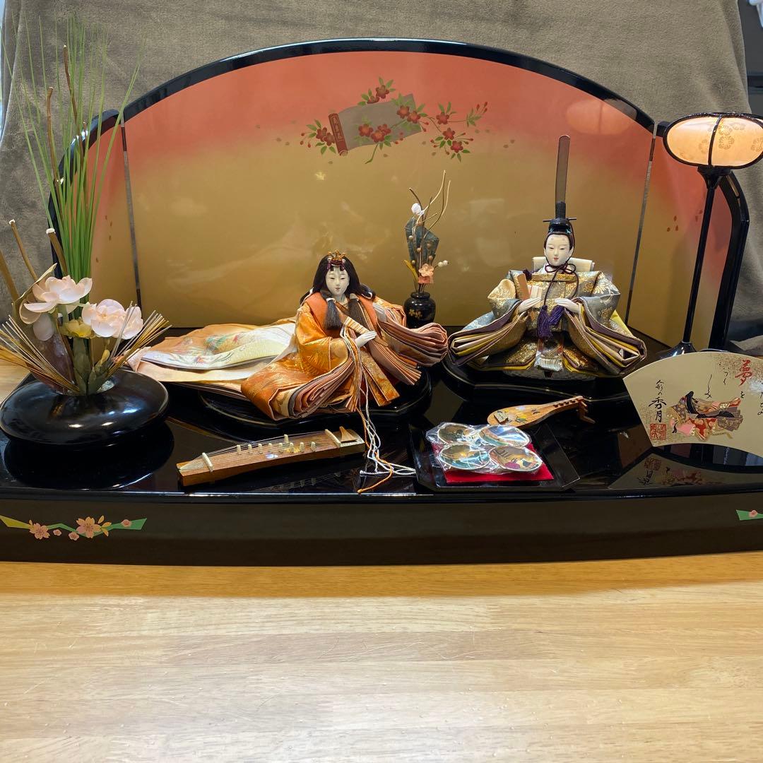 ①親王飾り　秀月　雛人形　【台なし】