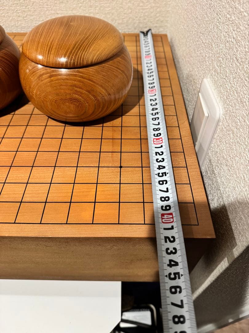 蛤碁石 那智黒　囲碁セット 本蛤碁石 雪印 31号