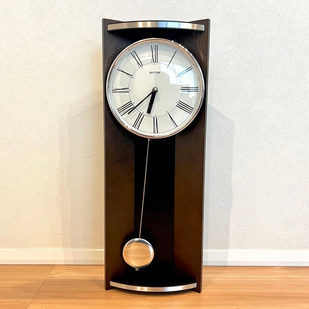 美品　RHYTHM リズム　モダンライフM05 クオーツ　振り子時計　廃番