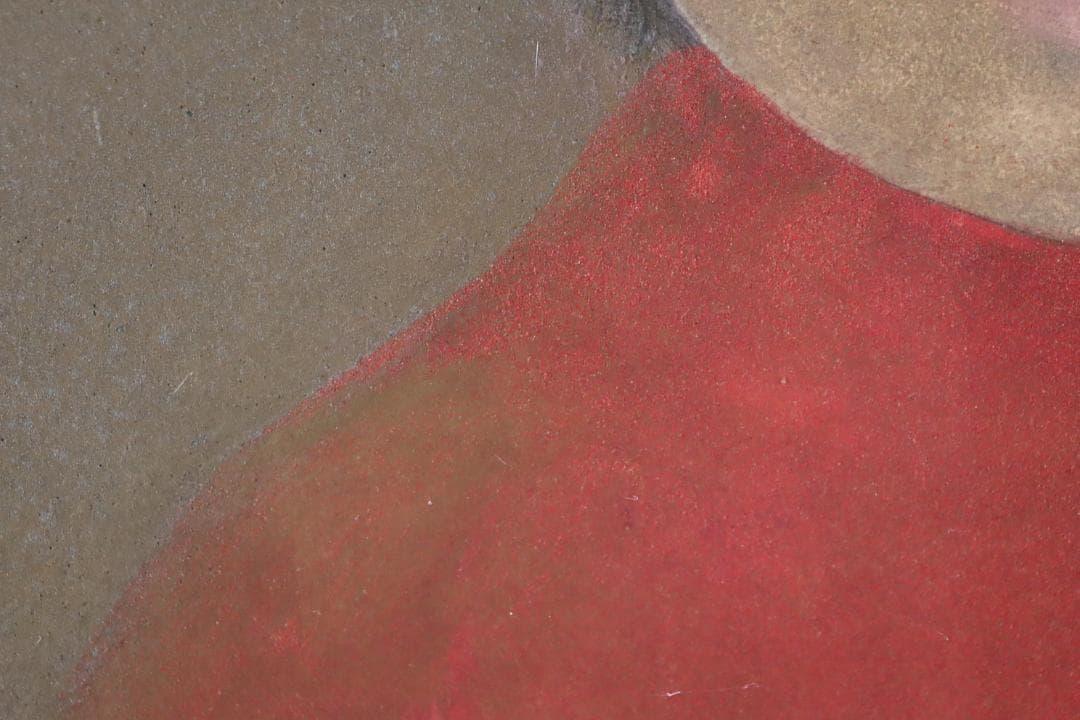 真作保証 堀泰明 「童暦」 日本画10号 共シール タトウ箱付 日展人気作家