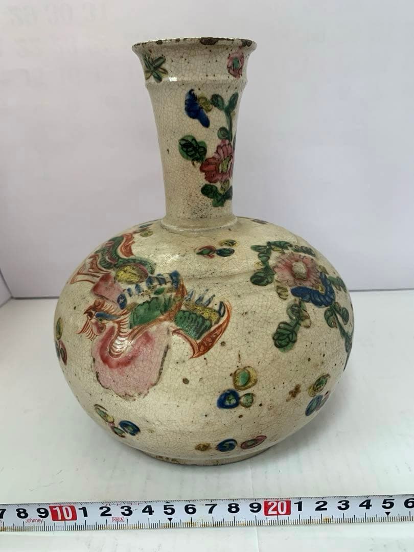 中国美術　明時代　花入　送料込み