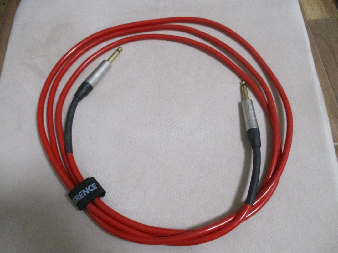 【ギター・ケーブル】 リファレンス・ケーブル　RIC-S01 R ROCK用　赤