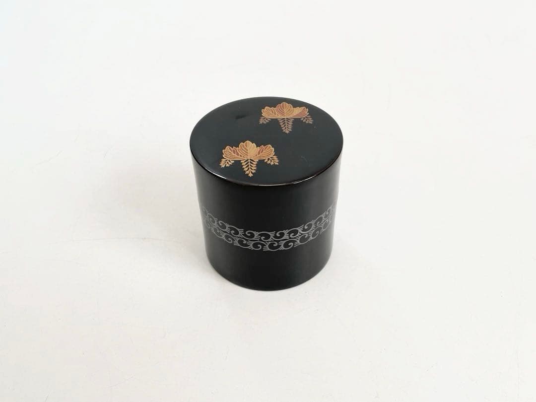 漆芸家　塗師　堀井胡春　高台寺蒔絵　茶入　棗　中次　共箱