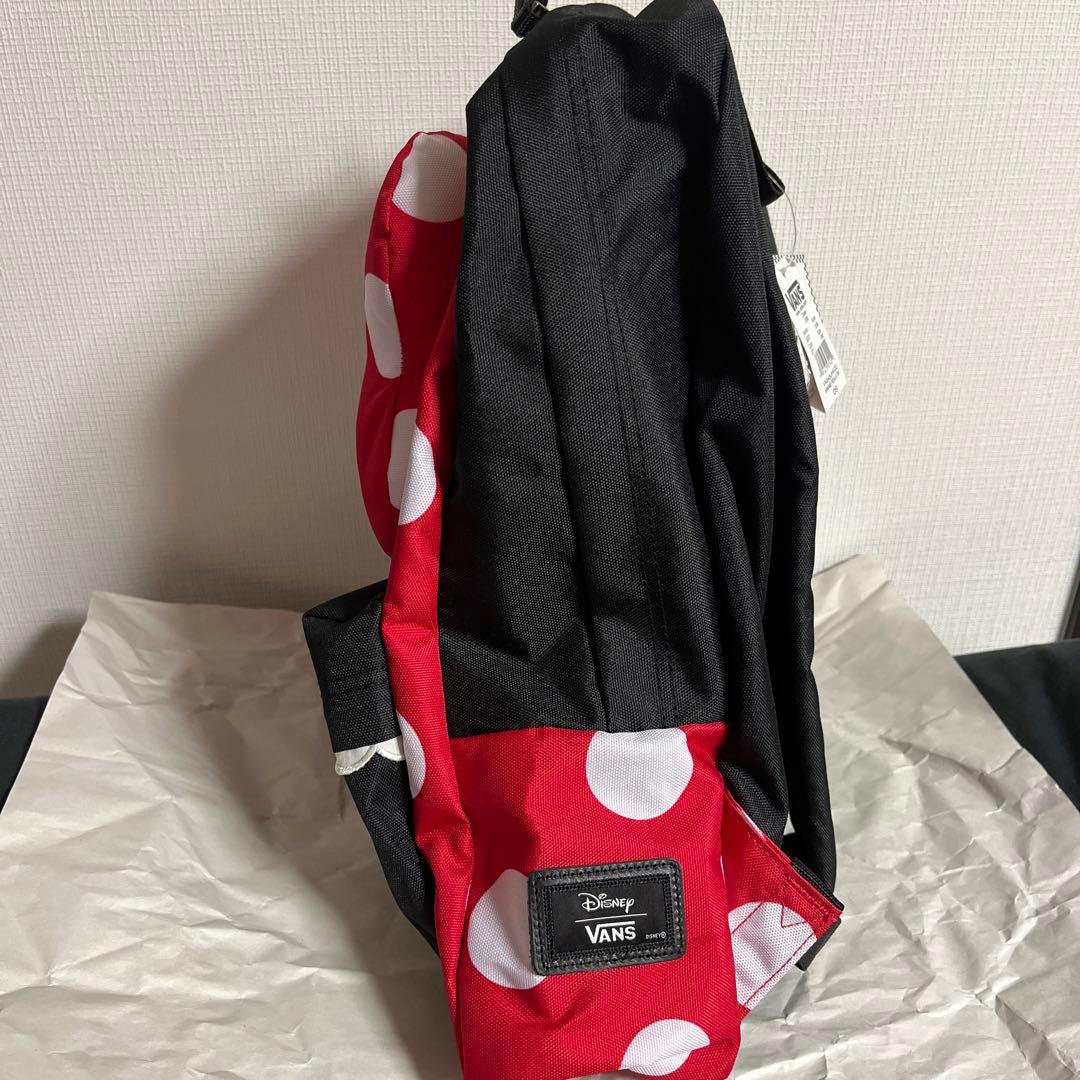 海外限定　ミニーマウス　ディズニーコラボ　VANS リュックサック　リボン