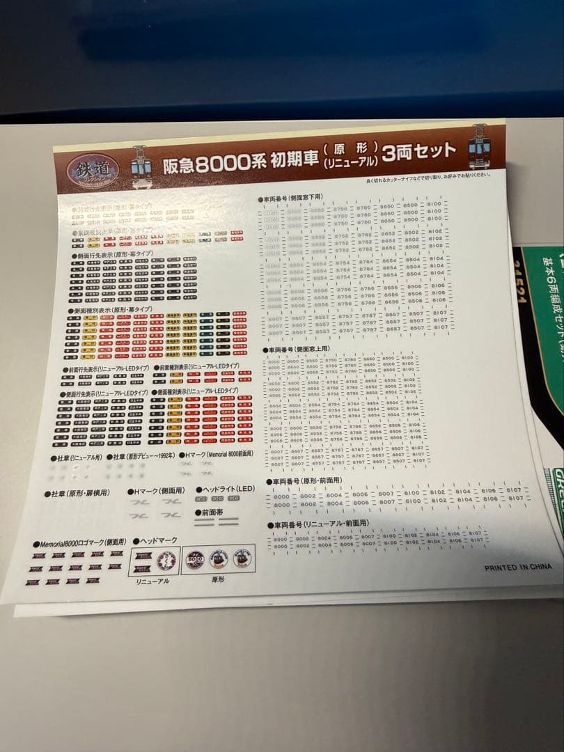 阪急8000系鉄コレ 8両セットE