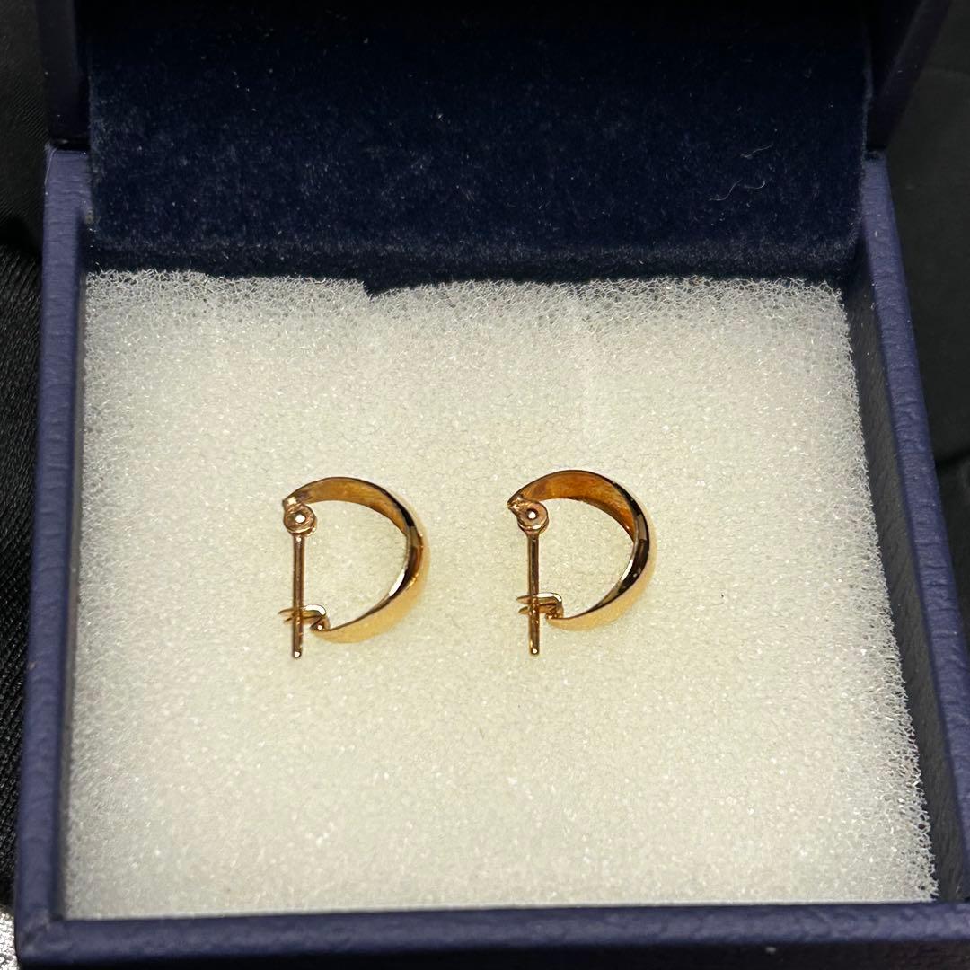 ヴァンドーム青山　ゴールドフープピアス K18