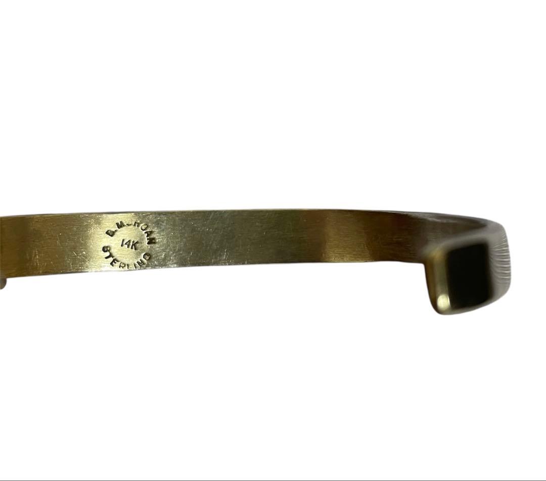 希少ブルースモーガン14K×SILVER バングル　即購入可
