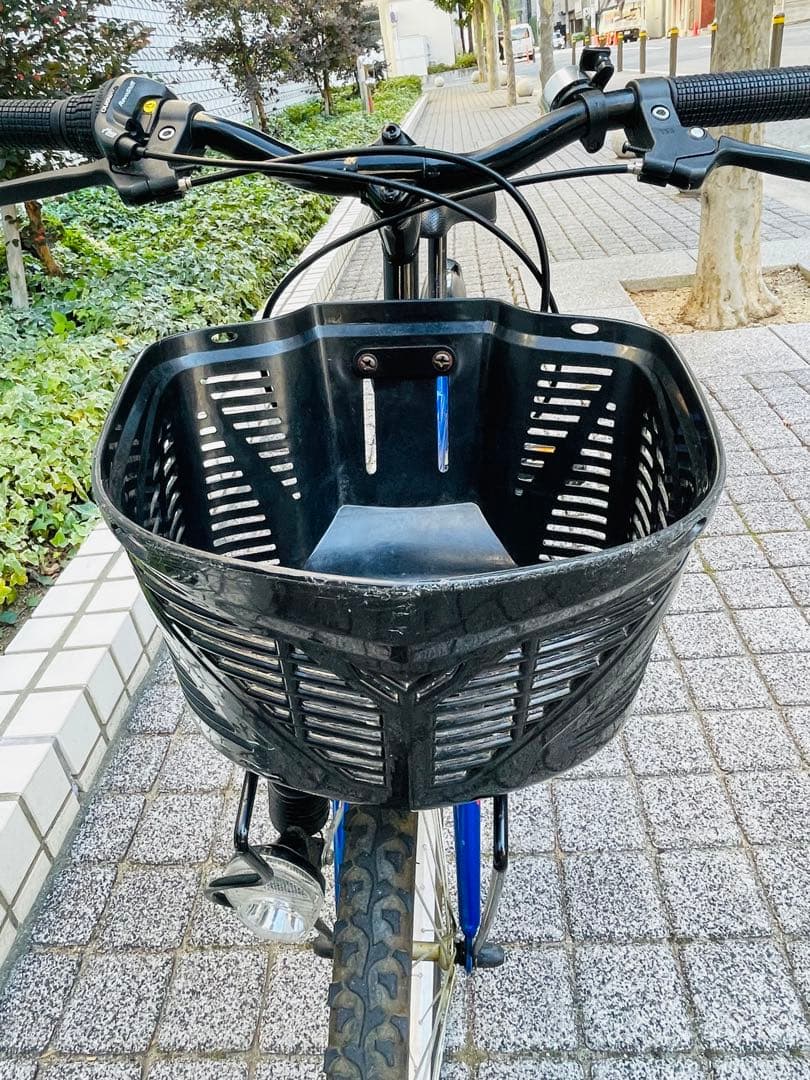 引取り限定　子供用自転車　ヘルメット付き　サカモトテクノ　外装6段変速24インチ