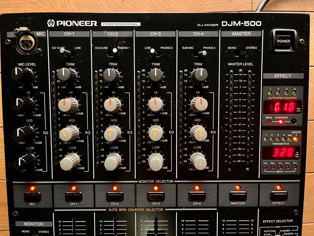 名機　メンテナンス済み　Pioneer DJM-500