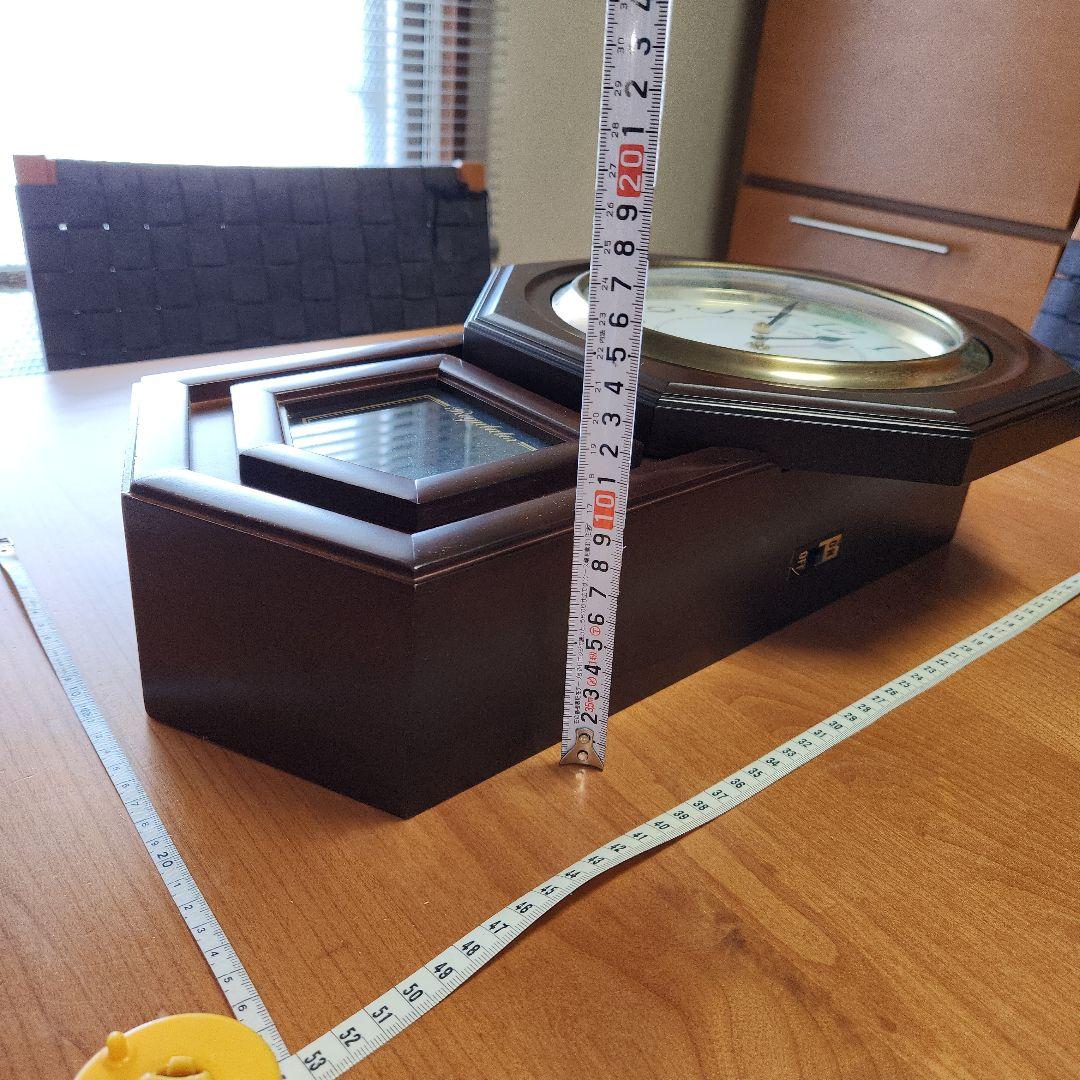 CITIZEN レギュレーター掛時計 ブラウン　振り子時計　シチズン　柱時計