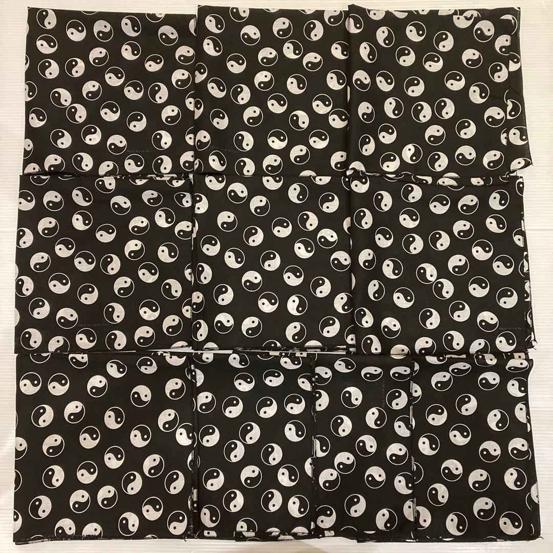 N*Y様 まとめ売り 10枚 vintage ビンテージ バンダナ USA 陰陽