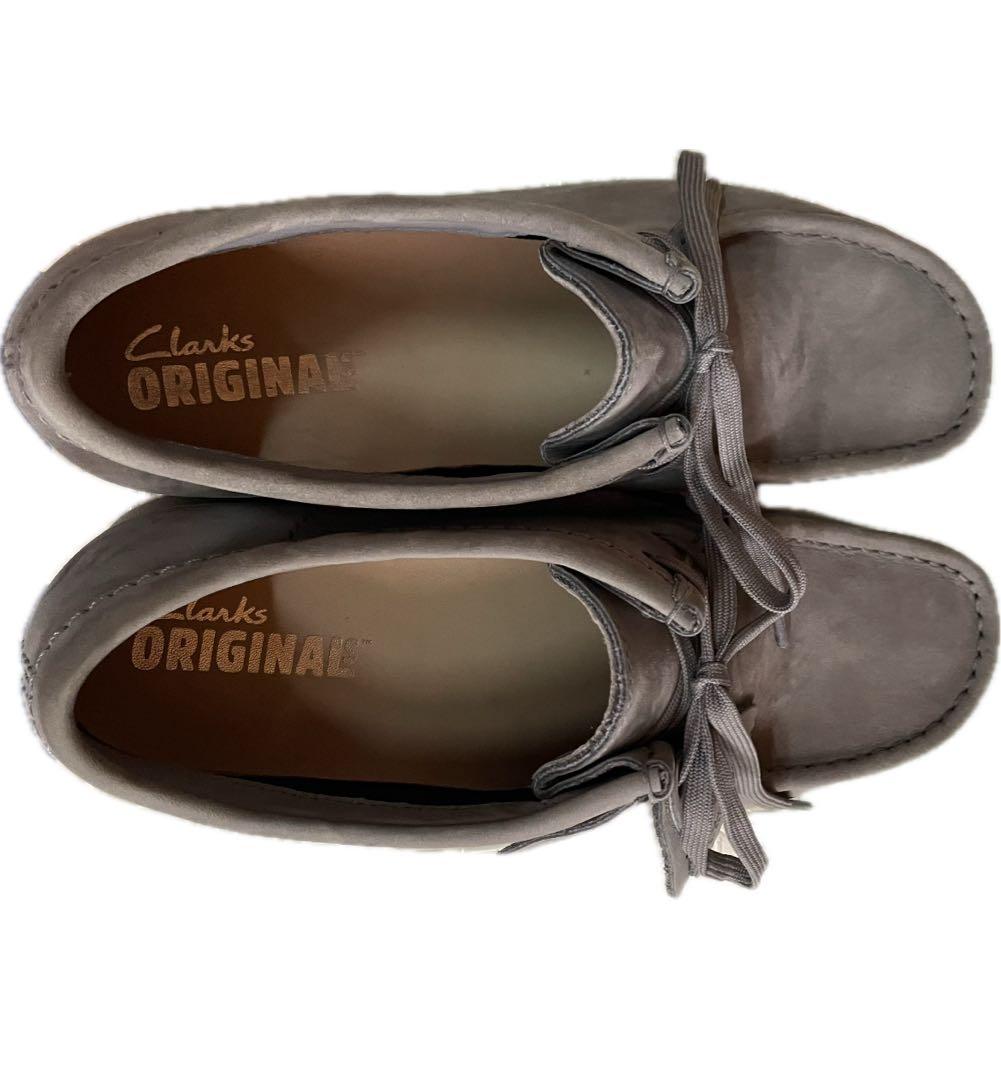 【美品】 clarks Wallabee GREY NUBUCK
