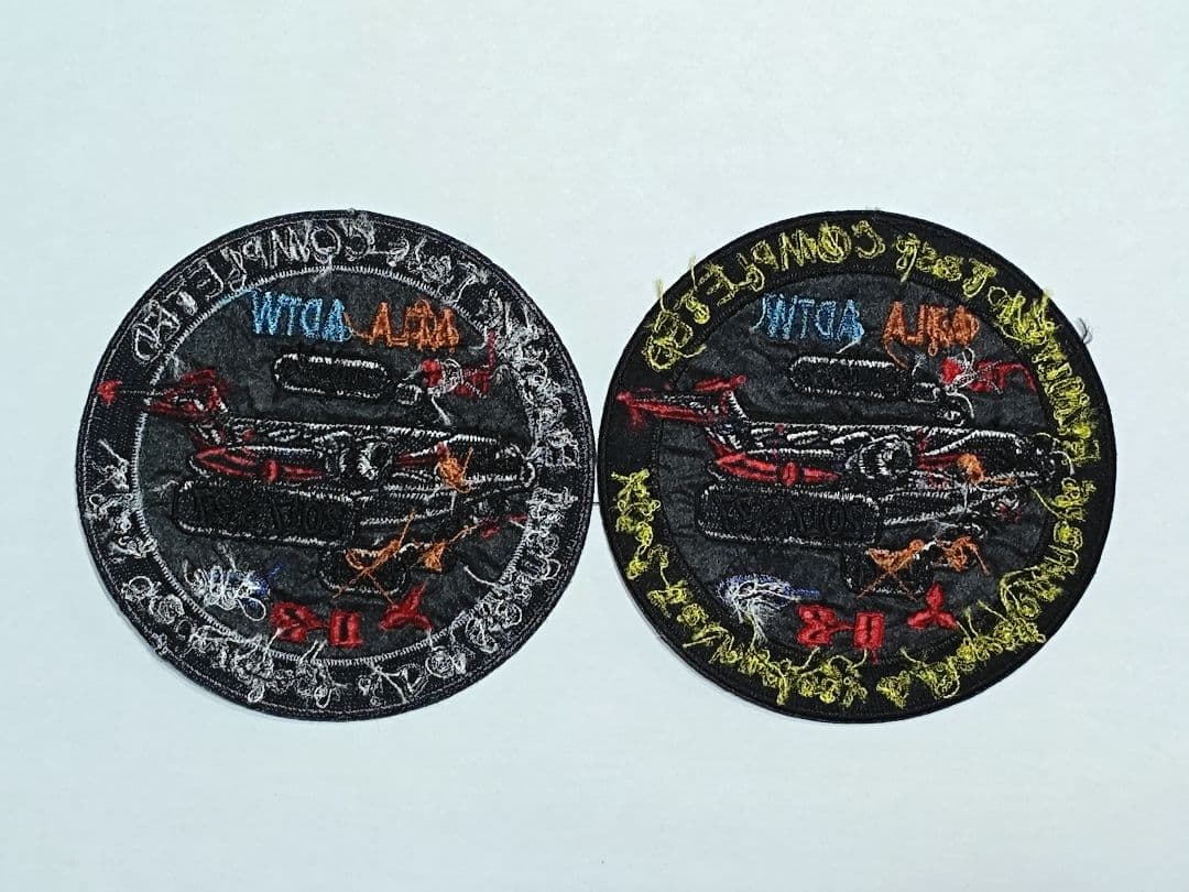 航空自衛隊 XC-2 開発完了記念ワッペン 2枚セット①