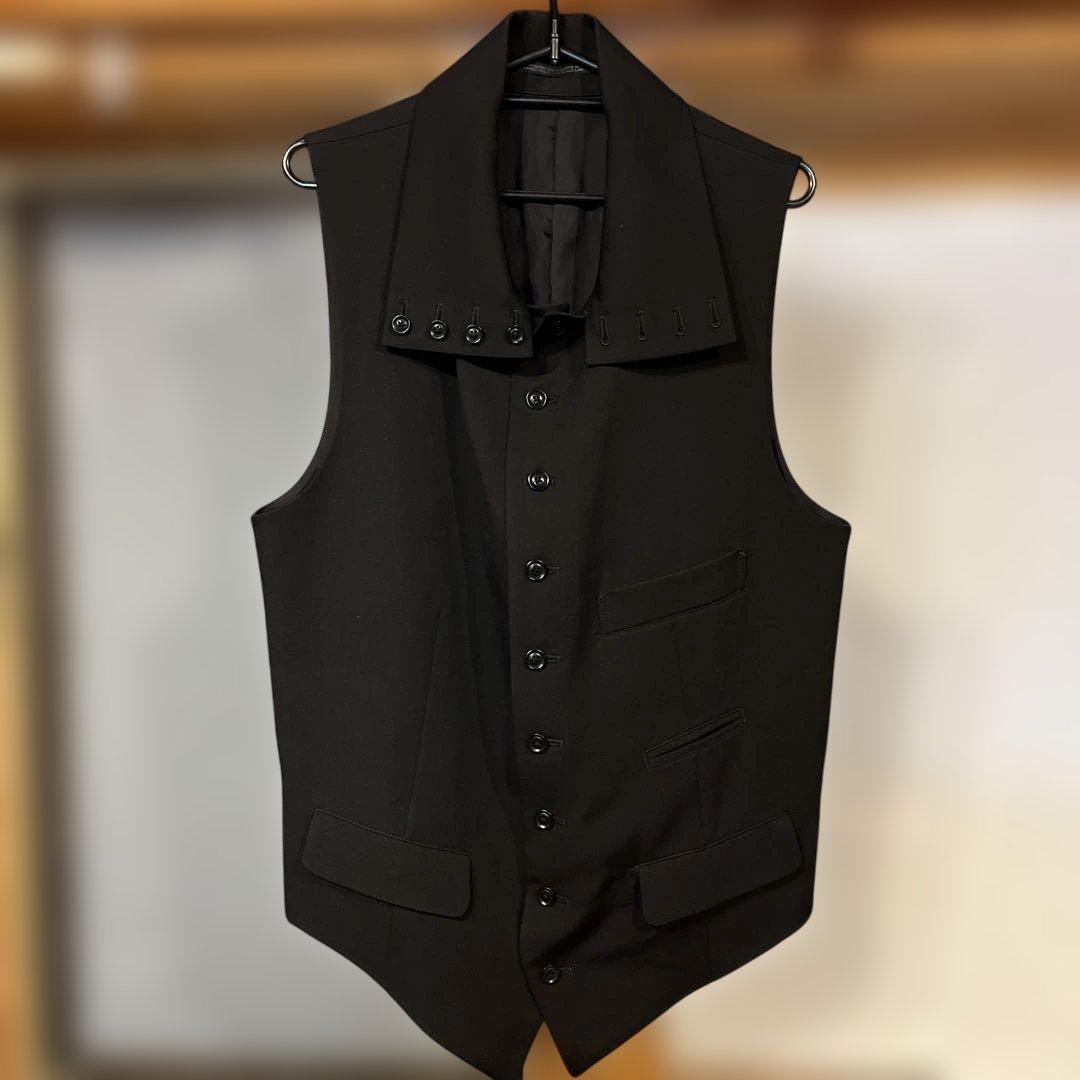 Yohji Yamamoto pour homme シワギャバ ベスト 3