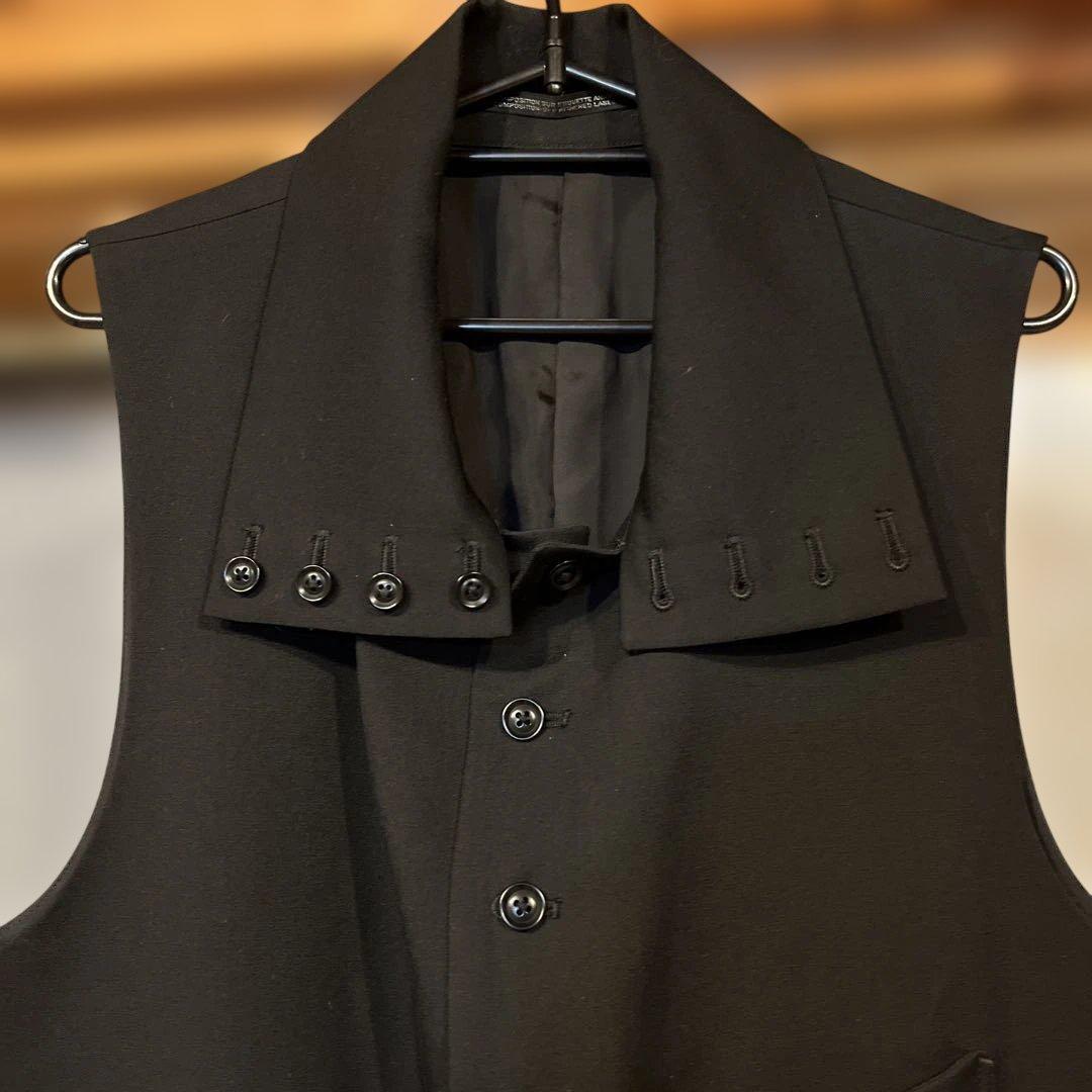 Yohji Yamamoto pour homme シワギャバ ベスト 3