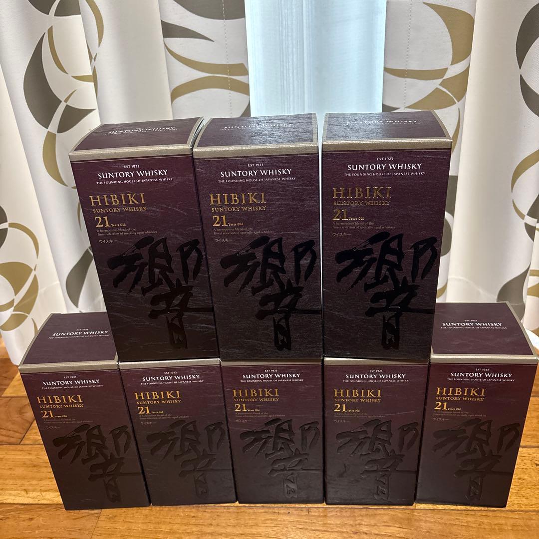 Hibiki 21年 空箱8本セット