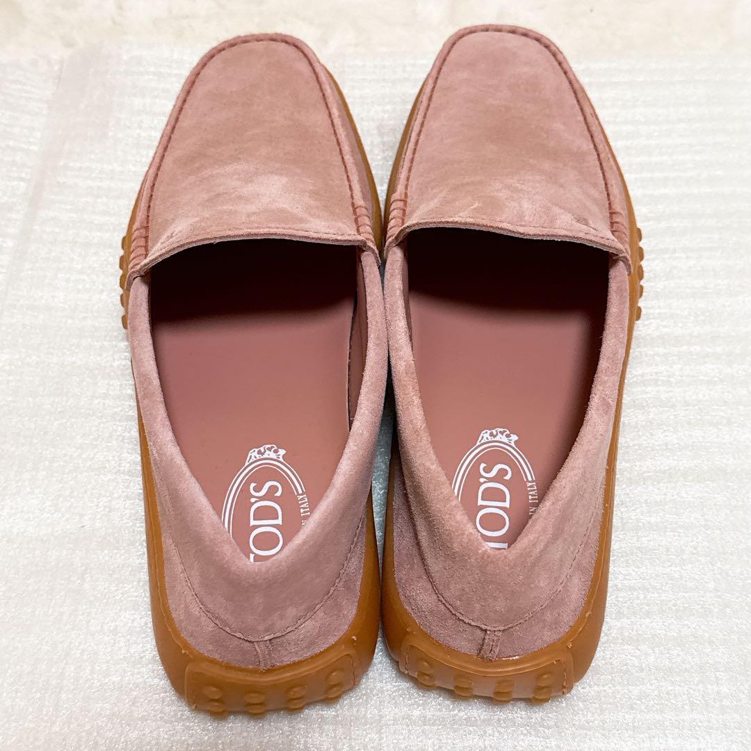 極美品✨ トッズ ゴンミーニ ドライビングシューズ 29cm スエード ピンク