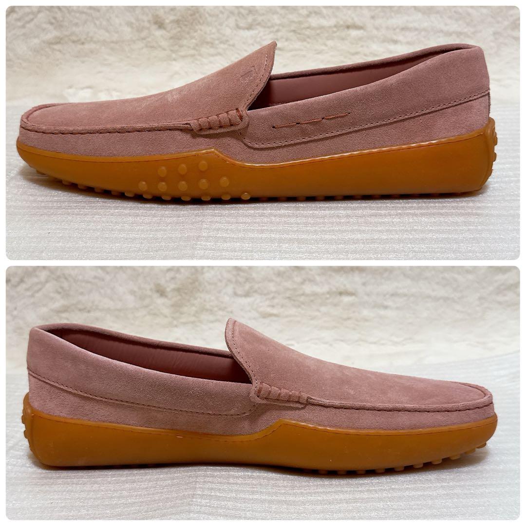極美品✨ トッズ ゴンミーニ ドライビングシューズ 29cm スエード ピンク