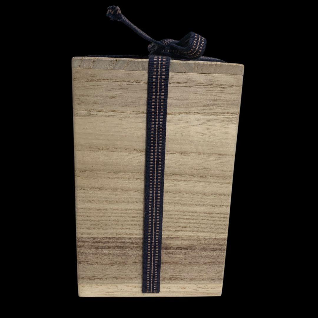 古松淳志 染付 秋草紋瓶 徳利