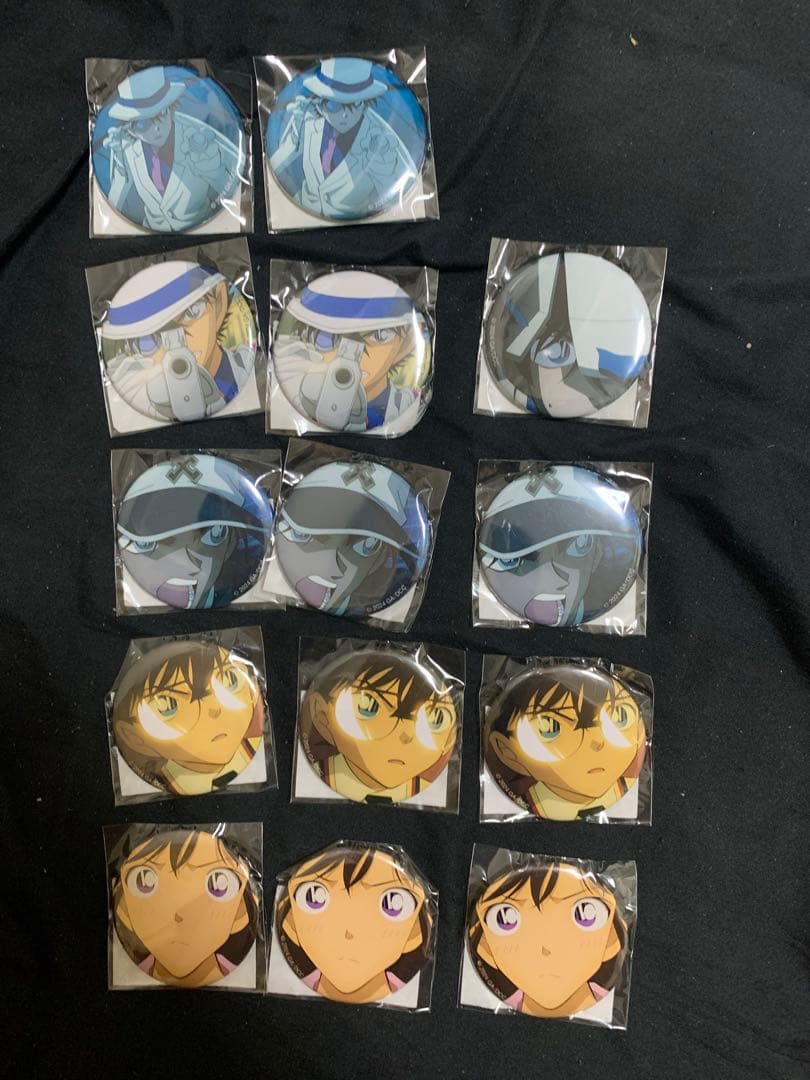 名探偵コナン コナンプラザ 100万ドルの五稜星 限定缶バッジ 全種セット