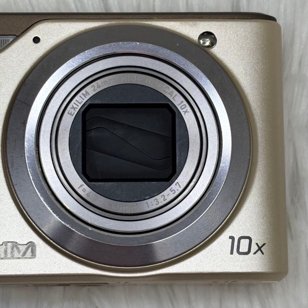 CASIO カメラ　エクシリム　EX-H10 ゴールド コンデジ　動作品