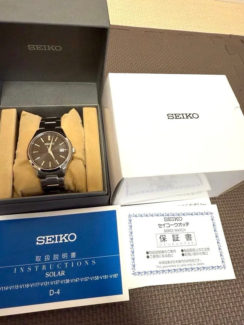 値下げ【試着のみ】セイコーソーラー 腕時計SBPX147 SEIKO