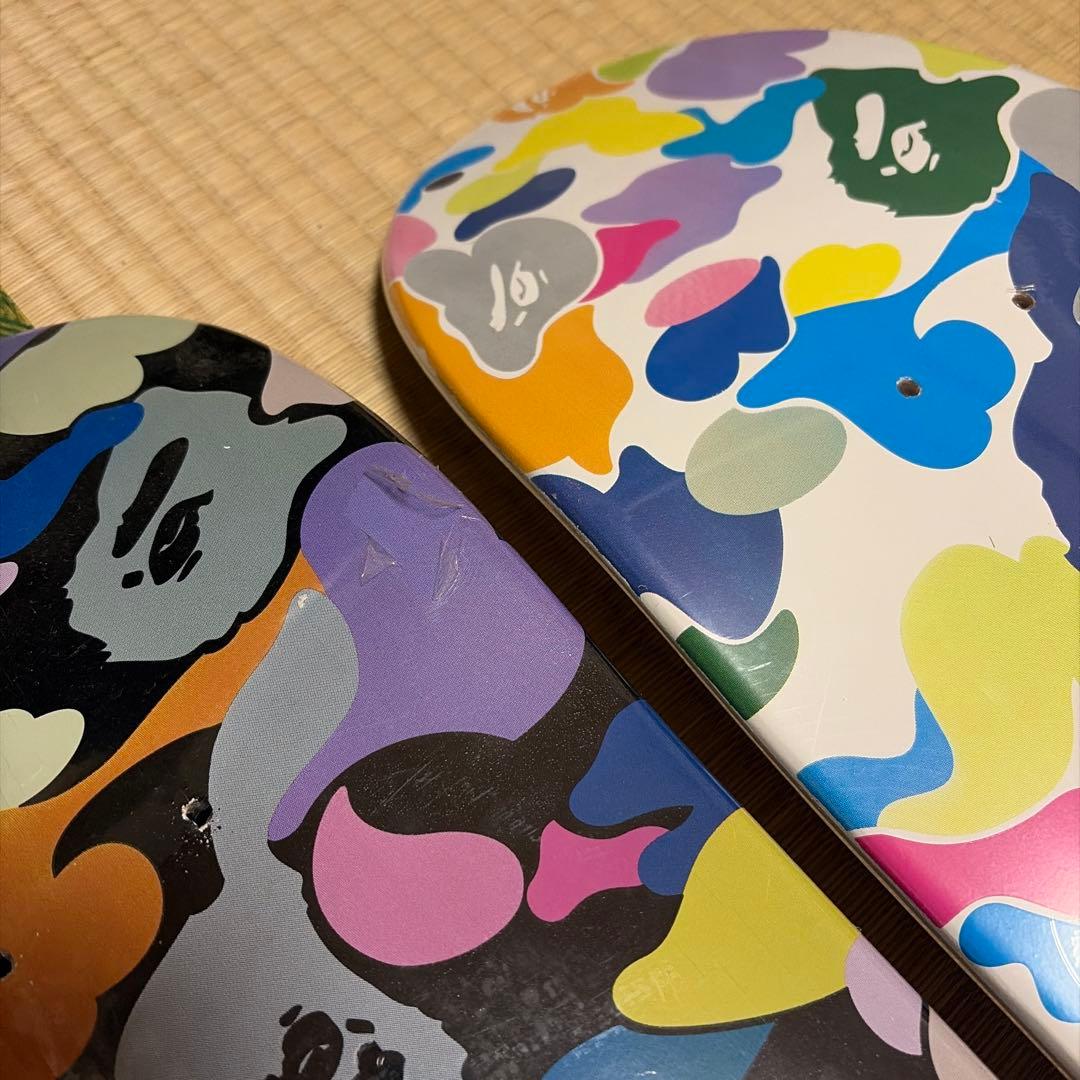 APE アベイシングエイプ ベイプ マルチカモ スケートボード デッキ 未使用