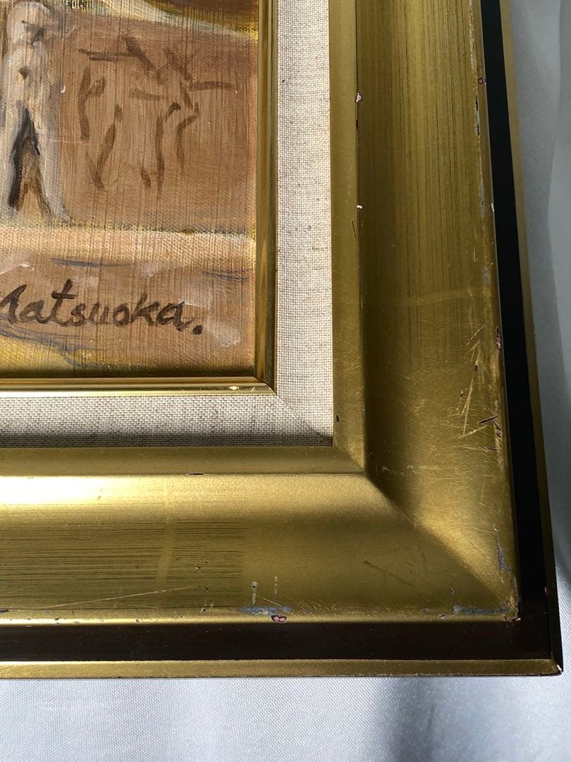 1889❣️ アブ・シンベル大神殿　油絵