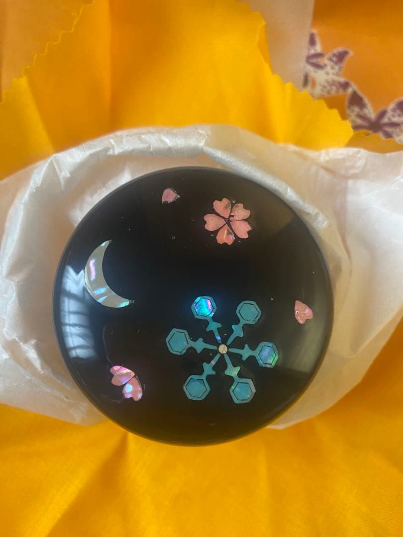 螺鈿　雪月花　棗　壱寿造　木箱入