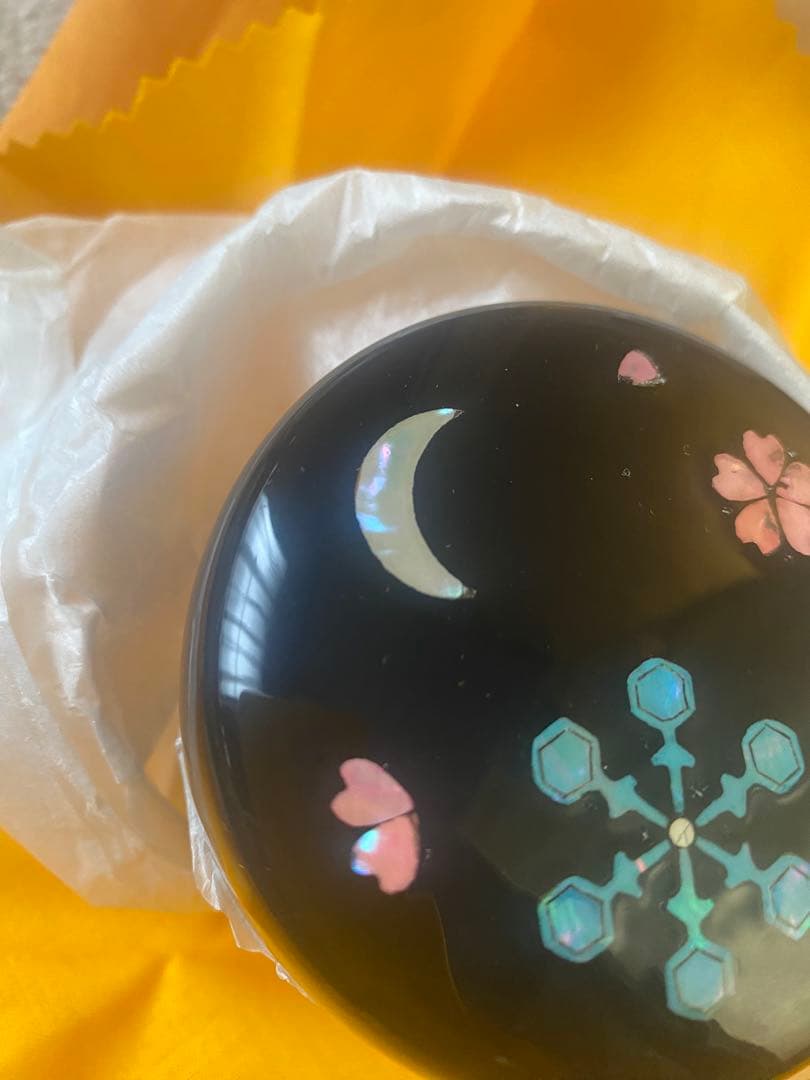 螺鈿　雪月花　棗　壱寿造　木箱入