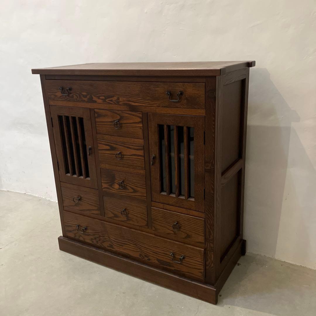 葉山ガーデン　チェスト　リビング収納　キャビネット　無垢家具 葉山家具