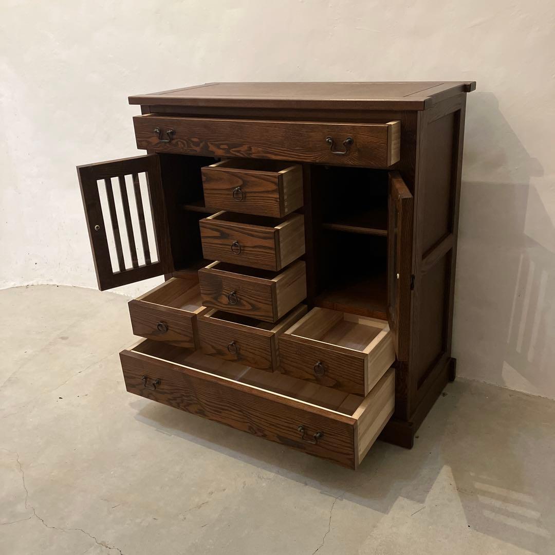 葉山ガーデン　チェスト　リビング収納　キャビネット　無垢家具 葉山家具