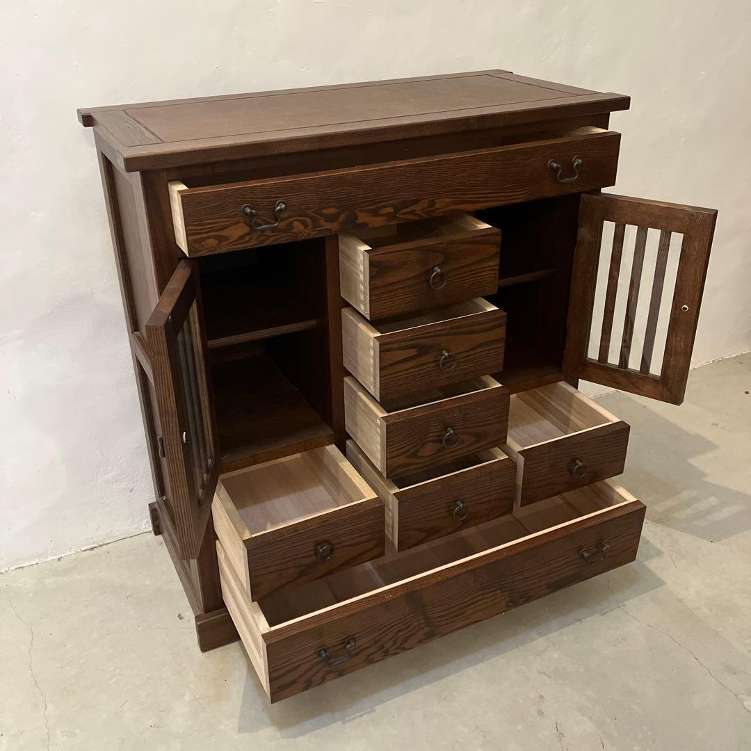 葉山ガーデン　チェスト　リビング収納　キャビネット　無垢家具 葉山家具