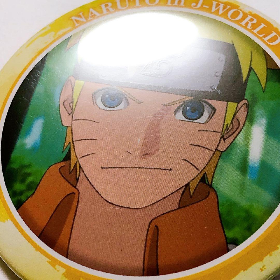 NARUTO J-WORLD ナルトとサスケ 青年期 缶バッジ 2点セット