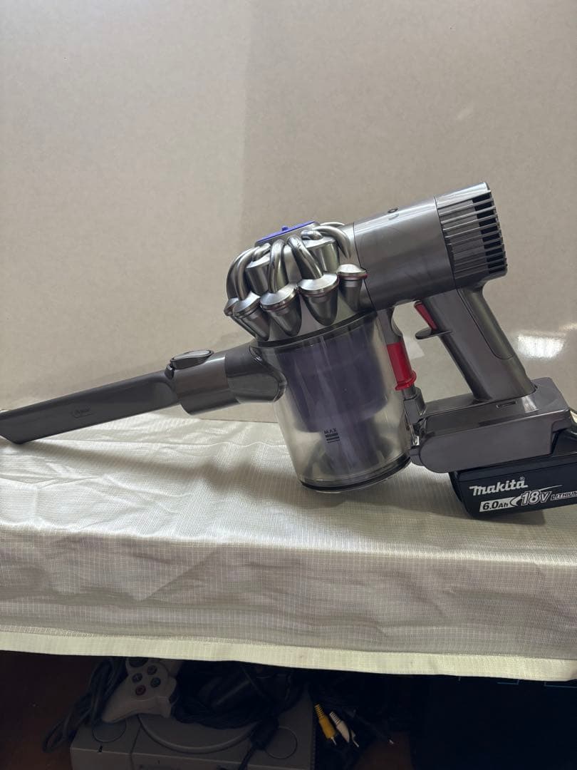 ダイソンマキタ18V仕様　マキタ18Vバッテリーにて駆動