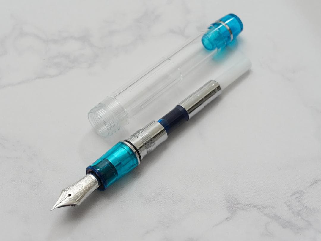 セーラー万年筆 プロフェッショナルギア スケルトン ターコイズ F 趣味の文具箱