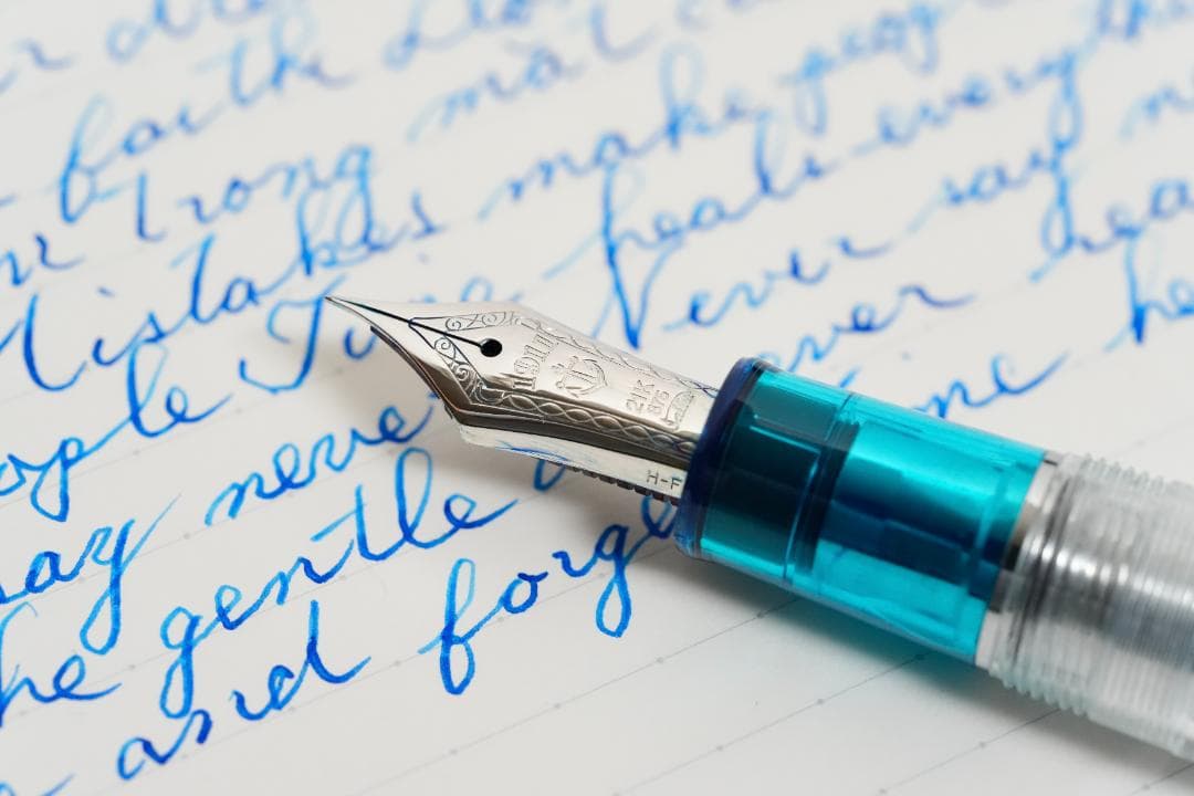 セーラー万年筆 プロフェッショナルギア スケルトン ターコイズ F 趣味の文具箱