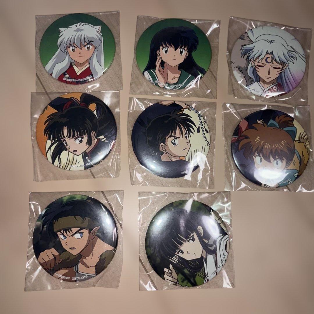 【新品未開封】犬夜叉　缶バッジ　布ポスター　Blu-ray特典