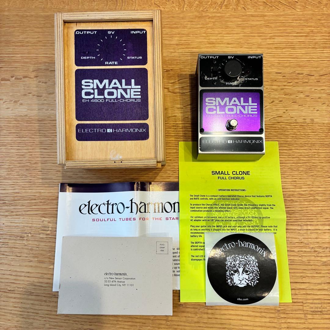 Electro-Harmonix SMALL CLONE 木箱付き