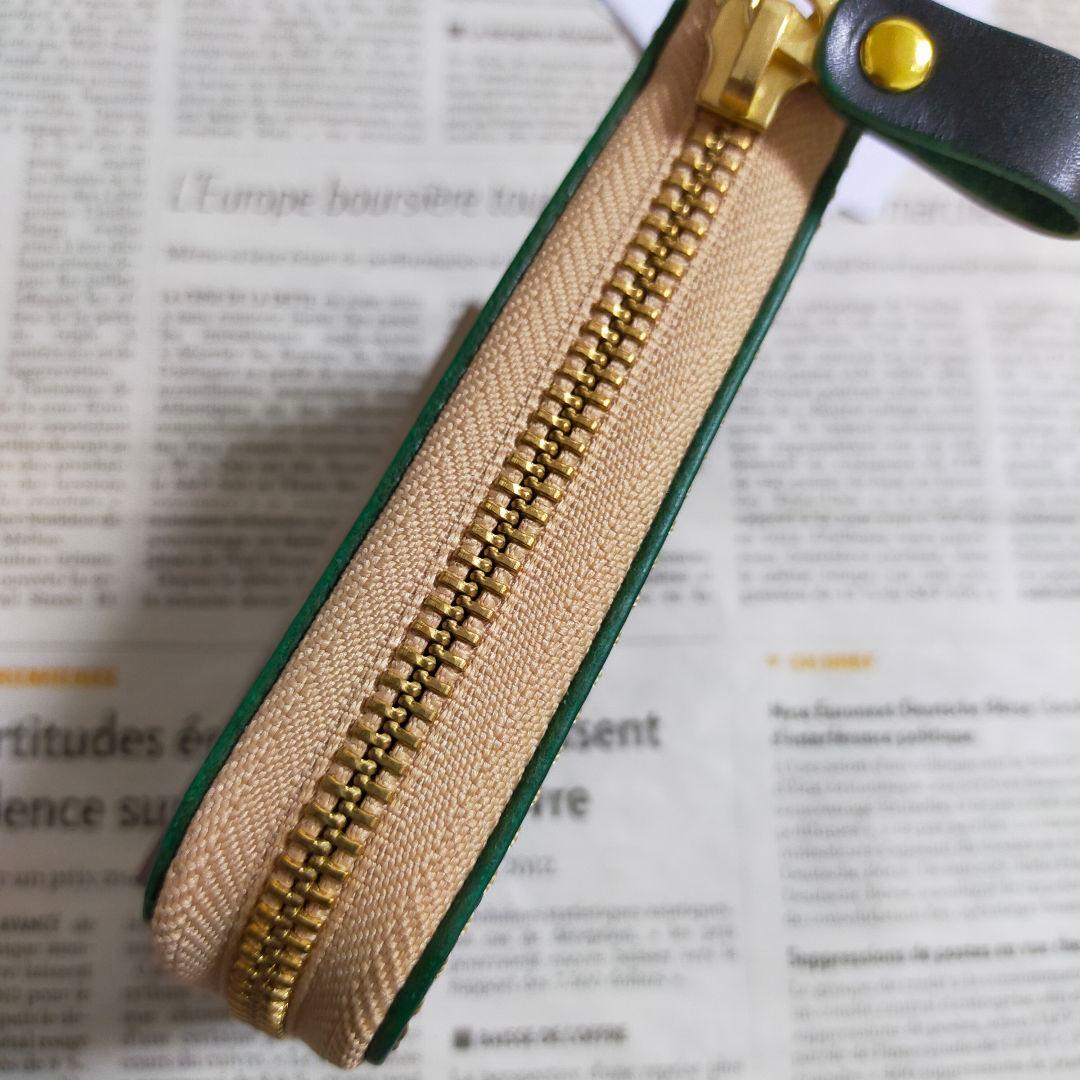 【アポロ】Ｌ字ファスナーウォレット　ハンドメイド